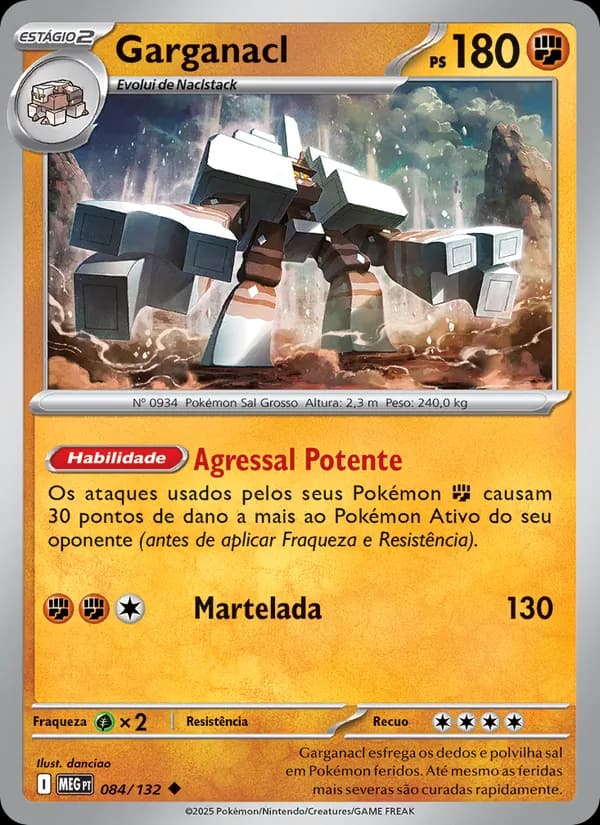 Garganacl, carta 084 de Megaevolução