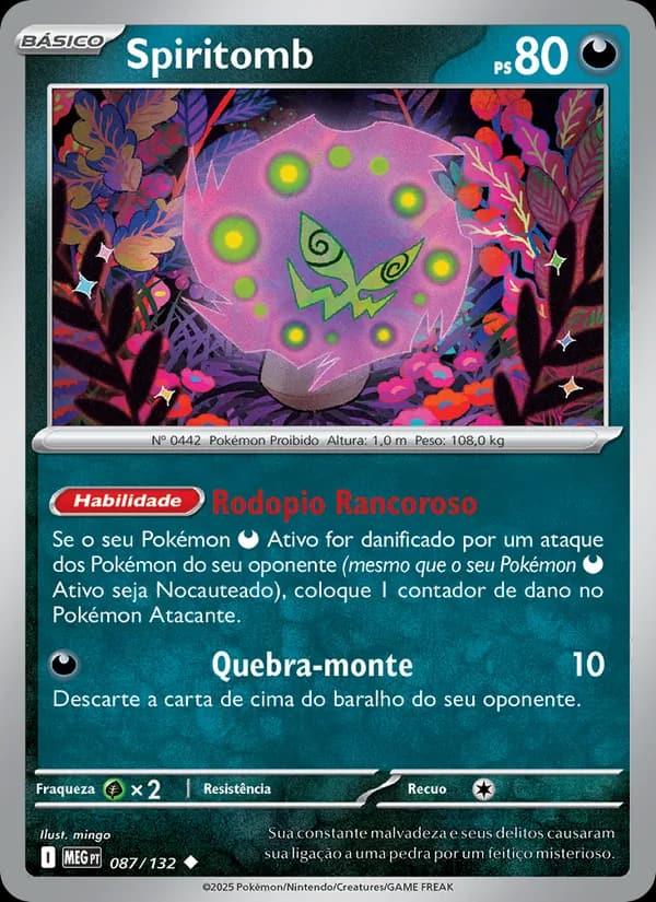 Spiritomb, carta 087 de Megaevolução