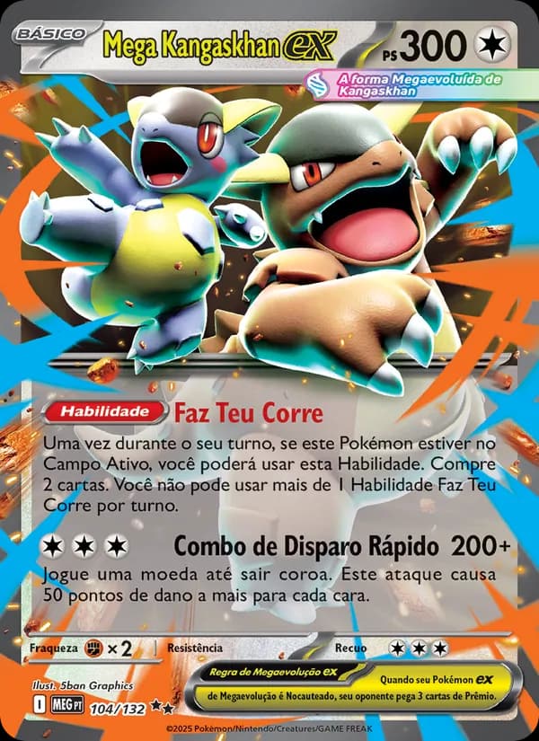 Mega Kangaskhan ex, carta 104 de Megaevolução