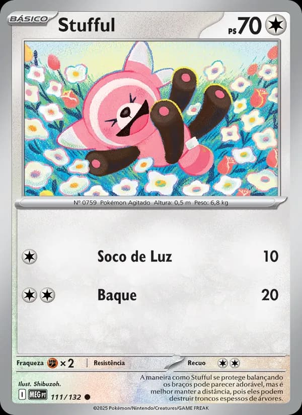 Stufful, carta 111 de Megaevolução