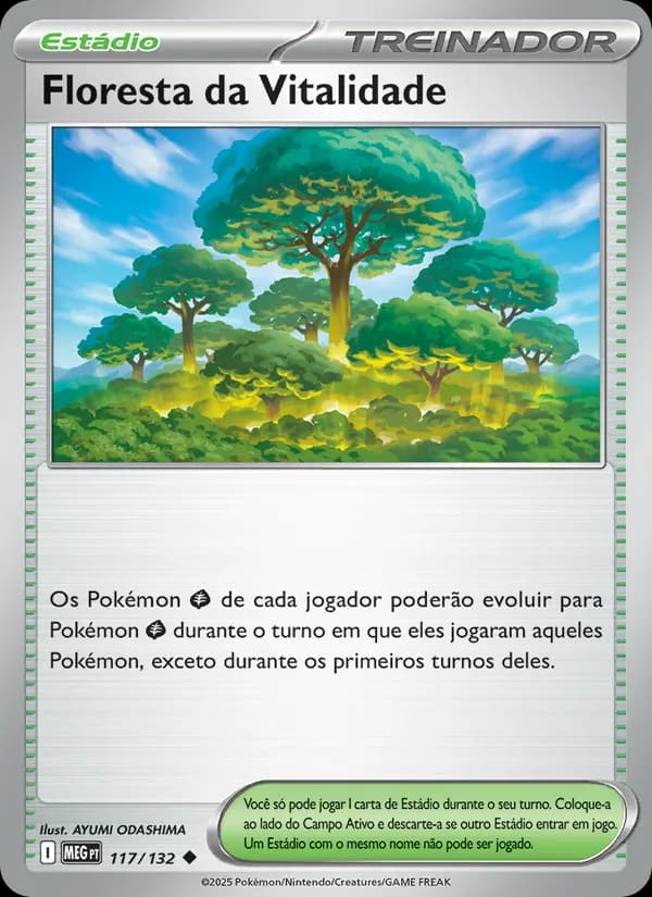 Floresta da Vitalidade, carta 117 de Megaevolução