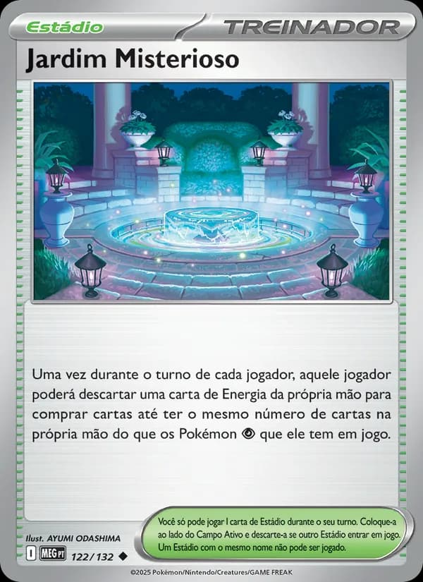 Jardim Misterioso, carta 122 de Megaevolução