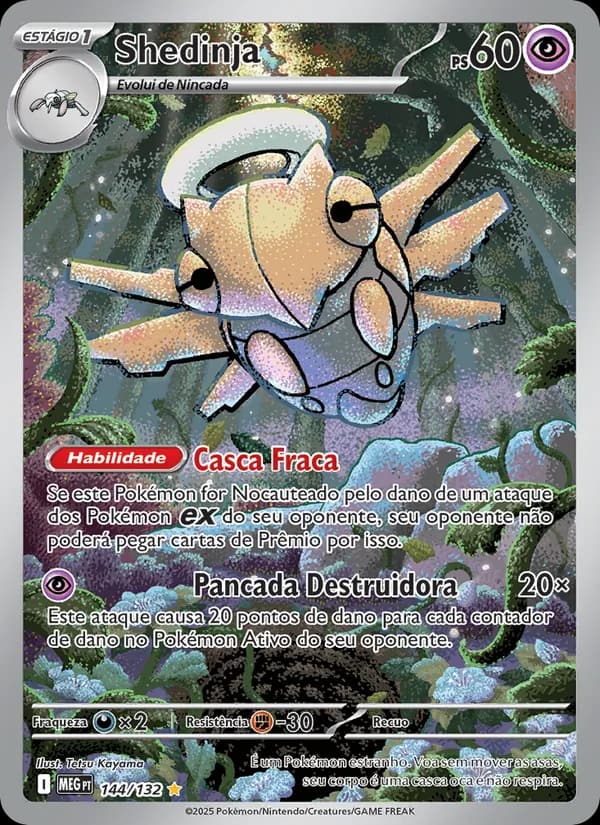 Shedinja, carta 144 de Megaevolução