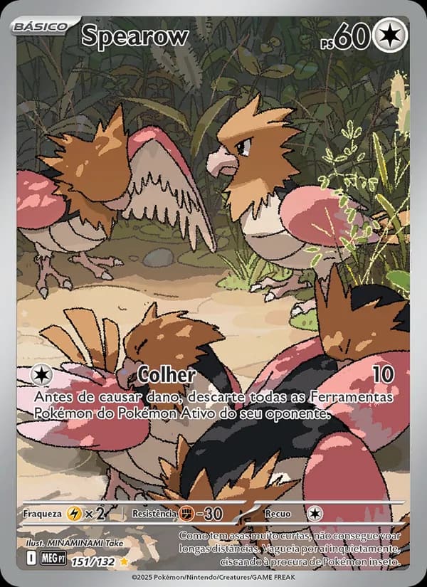 Spearow, carta 151 de Megaevolução