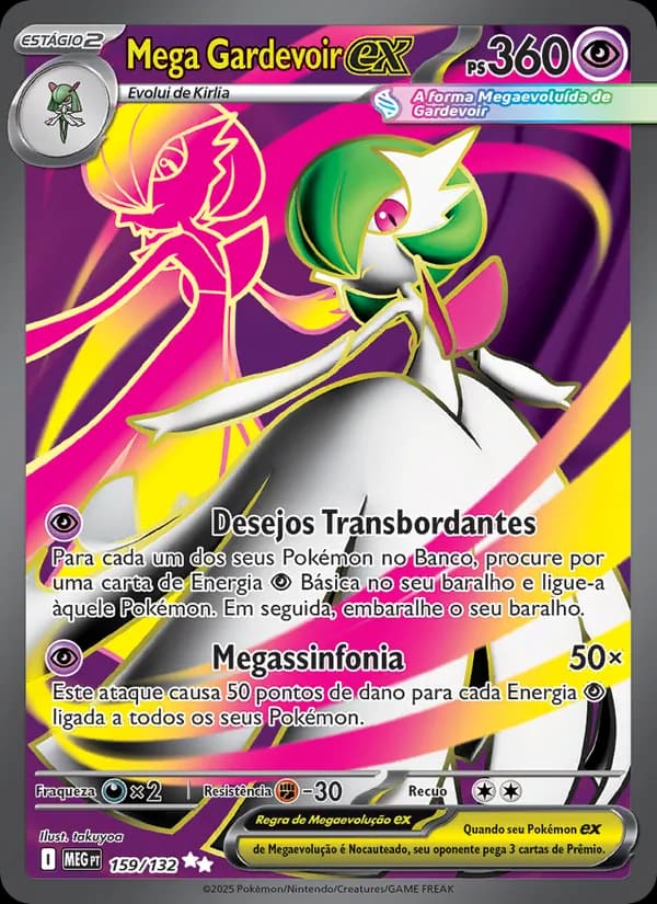 Mega Gardevoir ex, carta 159 de Megaevolução