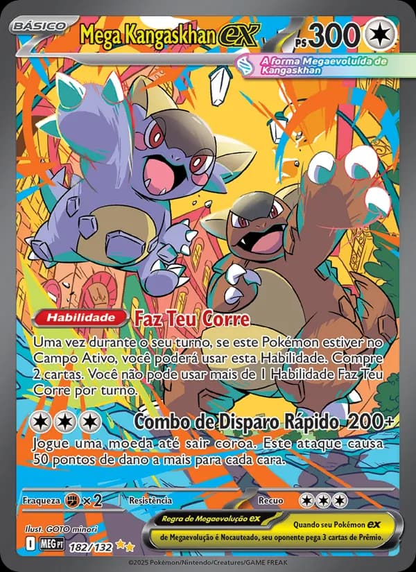Mega Kangaskhan ex, carta 182 de Megaevolução