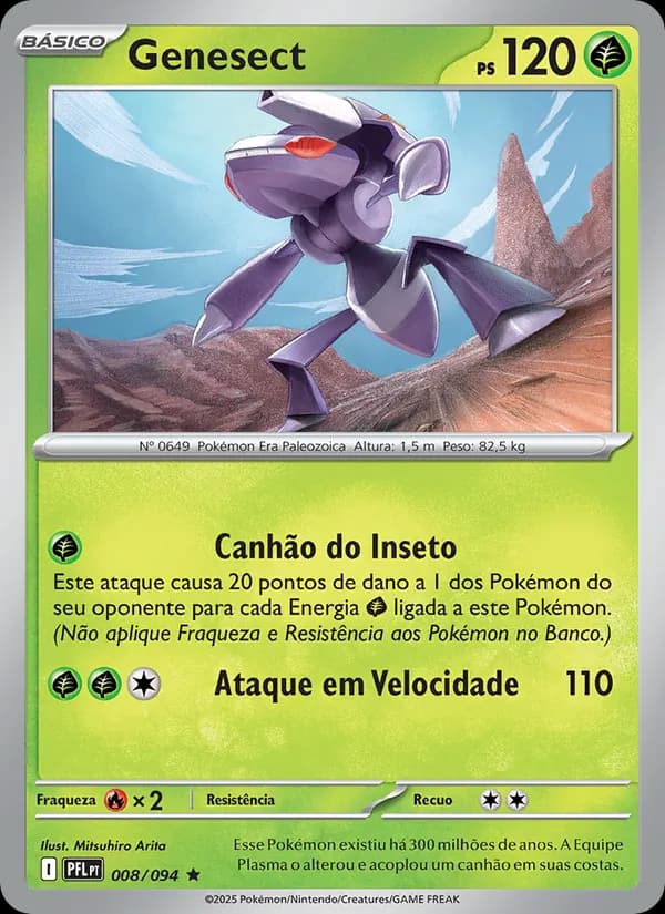 Genesect, carta 008 de Fogo Fantasmagórico