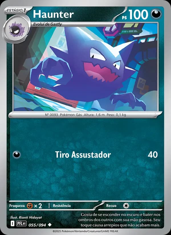 Haunter, carta 055 de Fogo Fantasmagórico