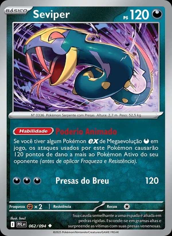 Seviper, carta 062 de Fogo Fantasmagórico