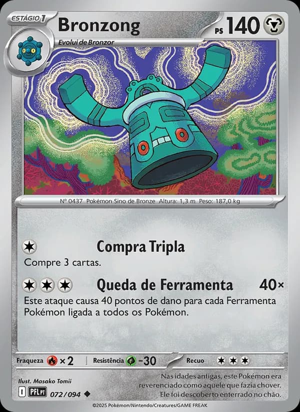 Bronzong, carta 072 de Fogo Fantasmagórico