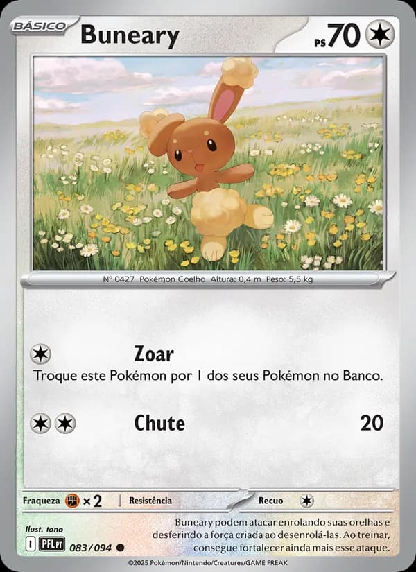 Buneary, carta 083 de Fogo Fantasmagórico