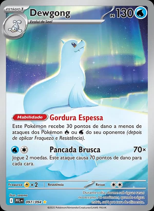 Dewgong, carta 097 de Fogo Fantasmagórico
