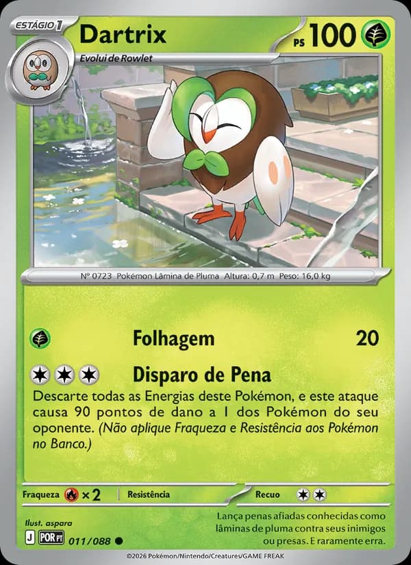 Dartrix, carta 011 de Equilíbrio Perfeito