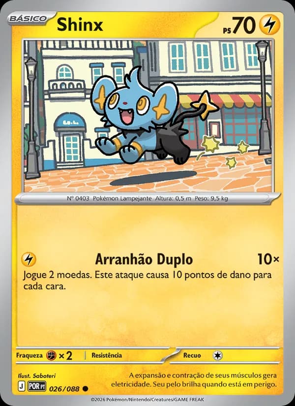 Shinx, carta 026 de Equilíbrio Perfeito