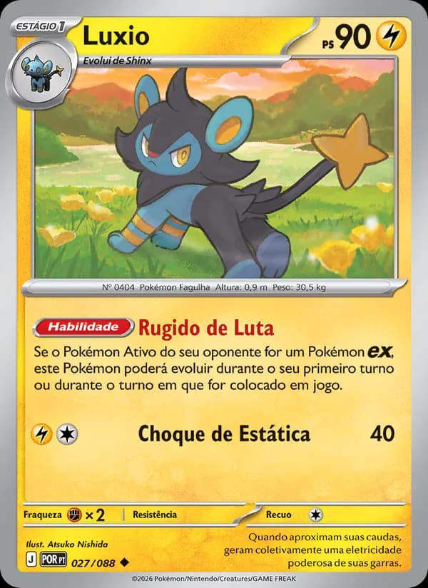 Luxio, carta 027 de Equilíbrio Perfeito