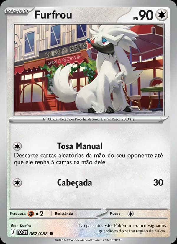 Furfrou, carta 067 de Equilíbrio Perfeito