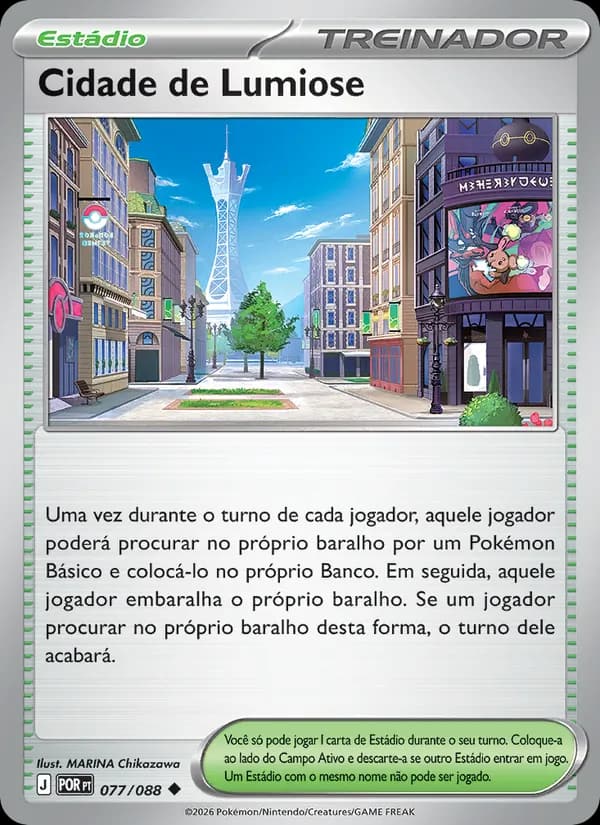 Cidade de Lumiose, carta 077 de Equilíbrio Perfeito