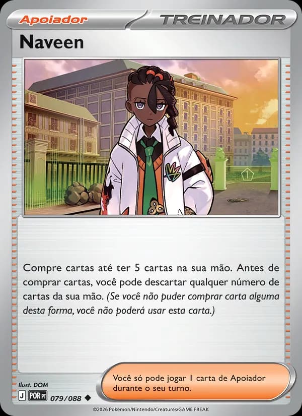 Naveen, carta 079 de Equilíbrio Perfeito