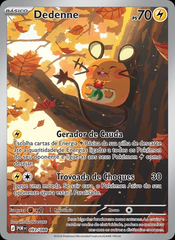 Dedenne, carta 093 de Equilíbrio Perfeito