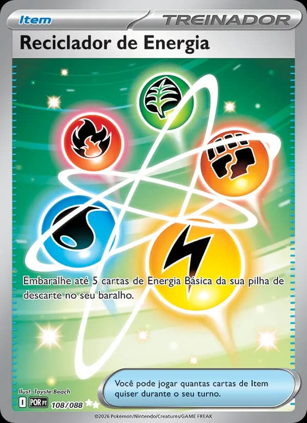 Reciclador de Energia, carta 108 de Equilíbrio Perfeito
