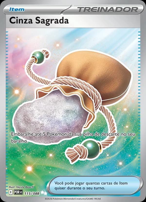 Cinza Sagrada, carta 115 de Equilíbrio Perfeito