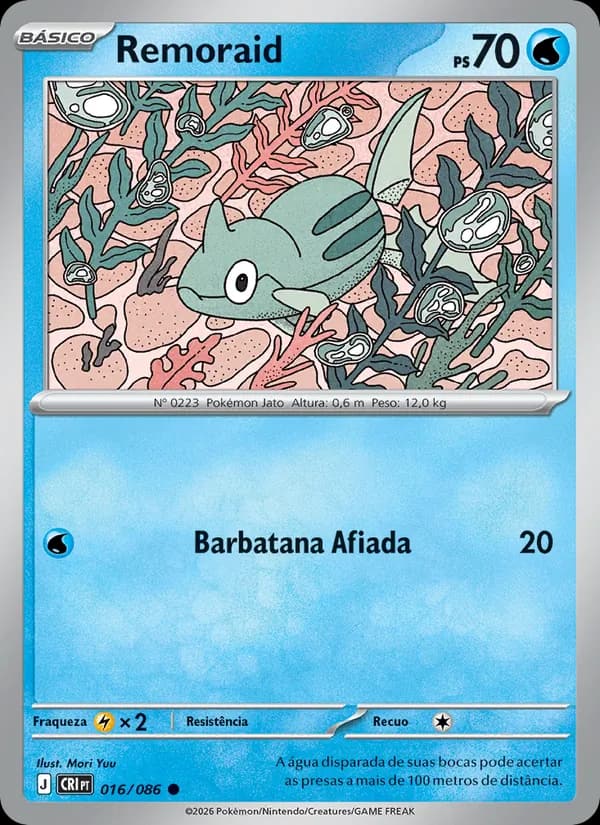 Remoraid, carta 016 de Caos Ascendente