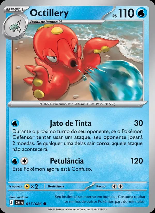 Octillery, carta 017 de Caos Ascendente