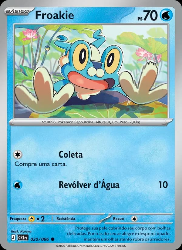 Froakie, carta 020 de Caos Ascendente