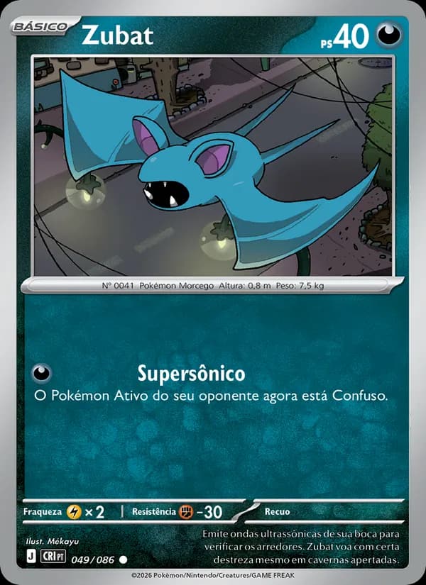 Zubat, carta 049 de Caos Ascendente