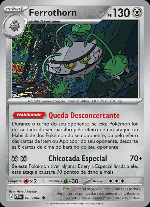 Ferrothorn, carta 063 de Caos Ascendente