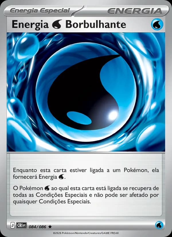 Energia Water Borbulhante, carta 084 de Caos Ascendente