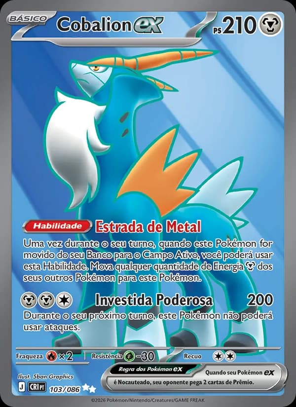 Cobalion ex, carta 103 de Caos Ascendente