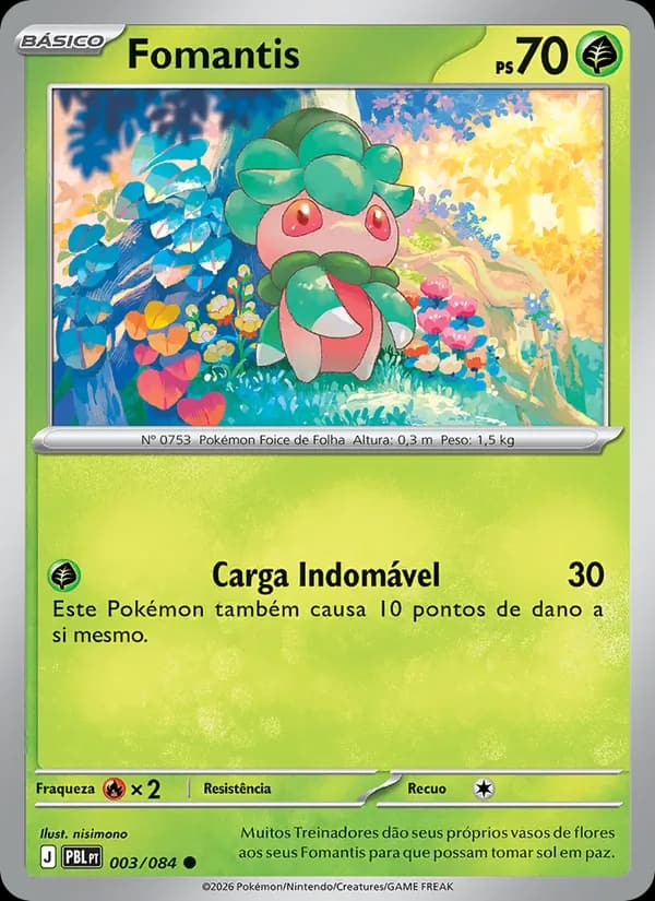 Fomantis, carta 003 de Escuridão Absoluta