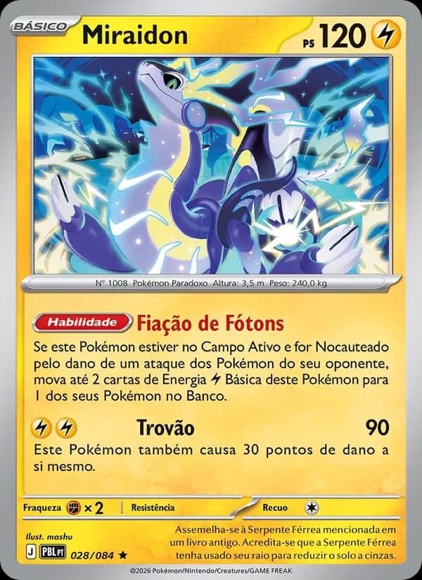 Miraidon, carta 028 de Escuridão Absoluta
