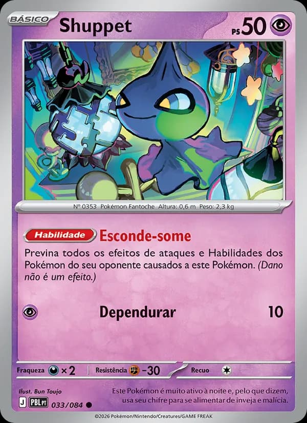 Shuppet, carta 033 de Escuridão Absoluta