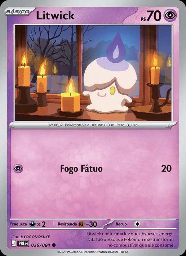 Litwick, carta 036 de Escuridão Absoluta