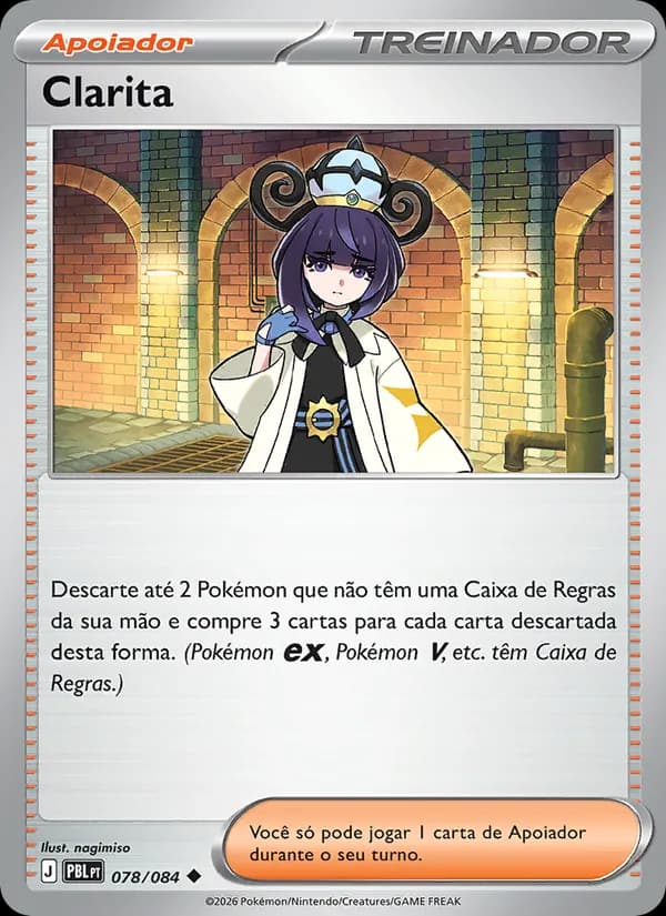 Clarita, carta 078 de Escuridão Absoluta