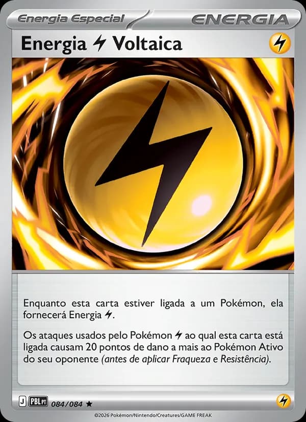 Energia Lightning Voltaica, carta 084 de Escuridão Absoluta