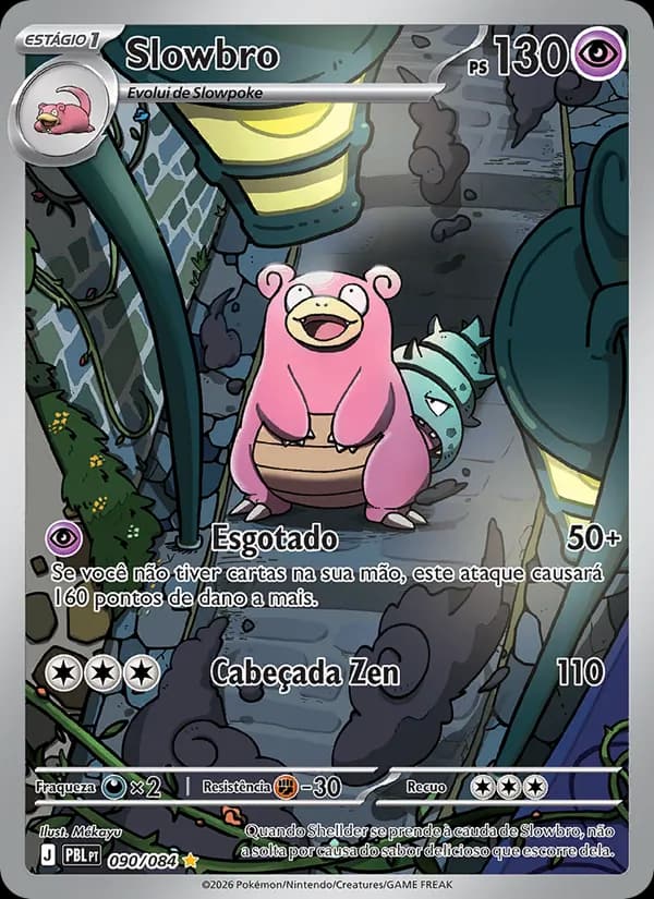 Slowbro, carta 090 de Escuridão Absoluta