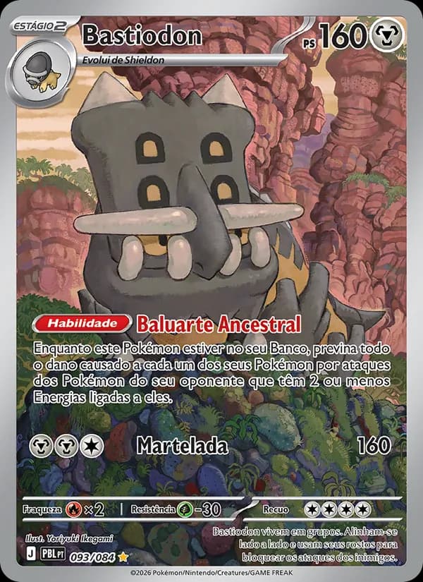 Bastiodon, carta 093 de Escuridão Absoluta