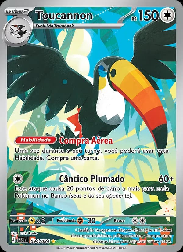 Toucannon, carta 094 de Escuridão Absoluta