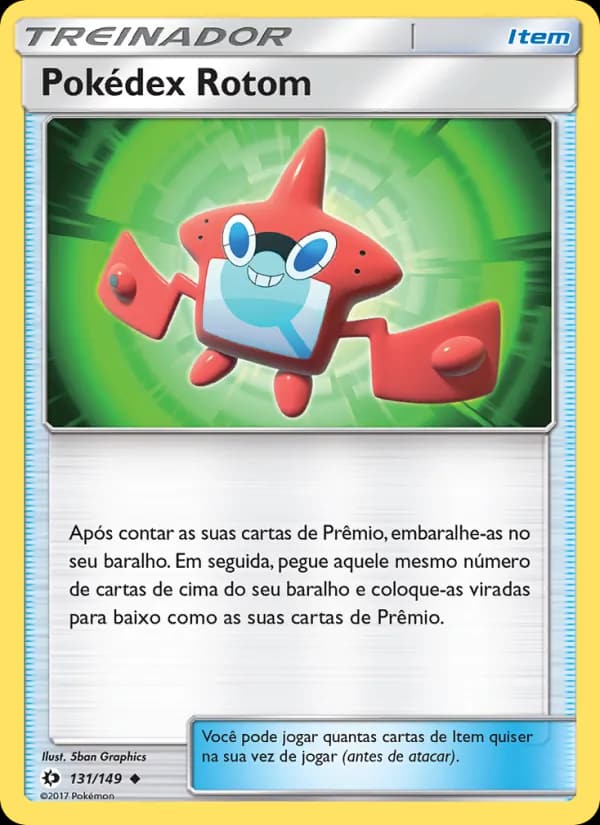 Pokédex Rotom, carta 131 de Sol e Lua