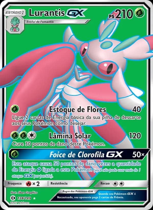 Lurantis GX, carta 138 de Sol e Lua