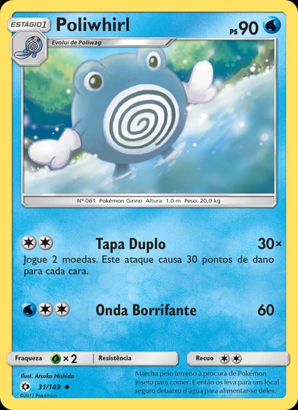 Poliwhirl, carta 31 de Sol e Lua
