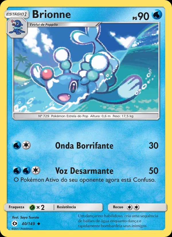 Brionne, carta 40 de Sol e Lua
