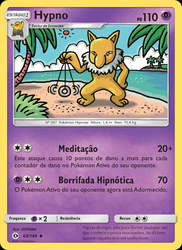 Hypno, carta 60 de Sol e Lua