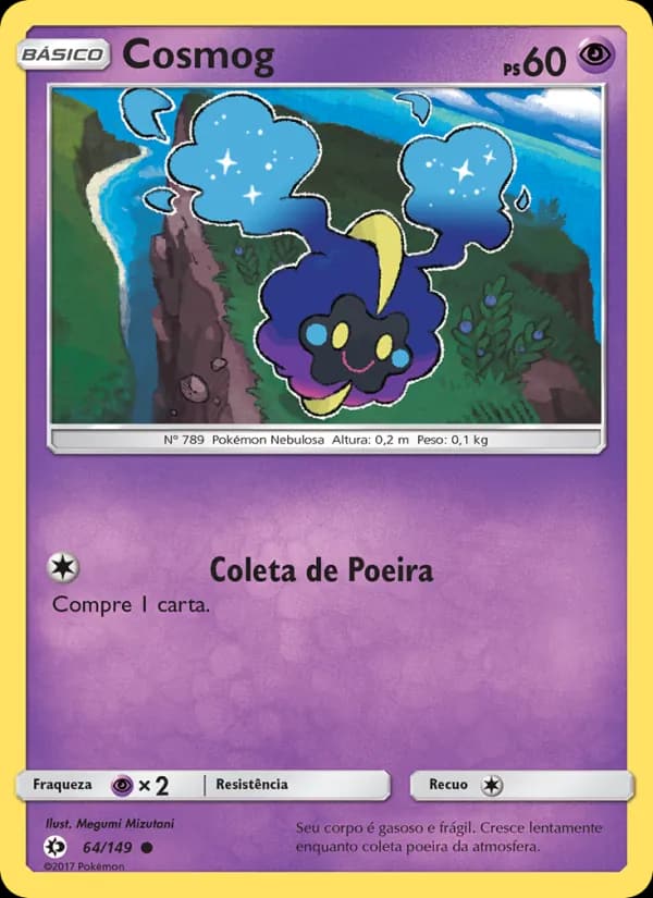 Cosmog, carta 64 de Sol e Lua