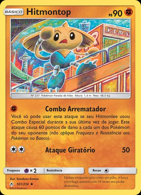 Hitmontop, carta 101 de Elos Inquebráveis