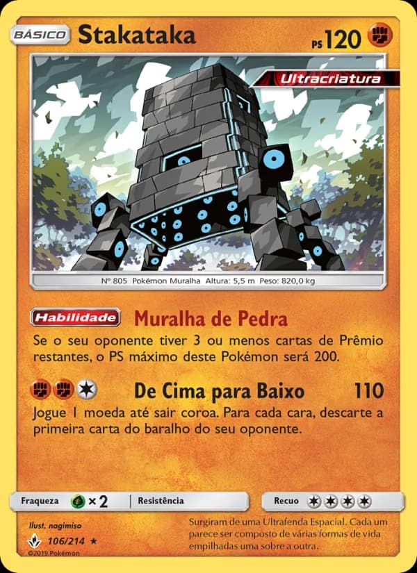Stakataka, carta 106 de Elos Inquebráveis