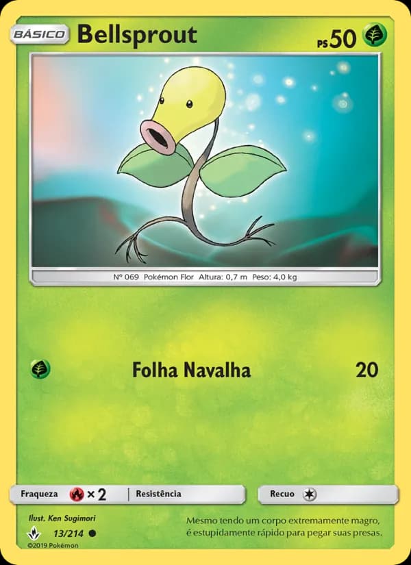 Bellsprout, carta 13 de Elos Inquebráveis